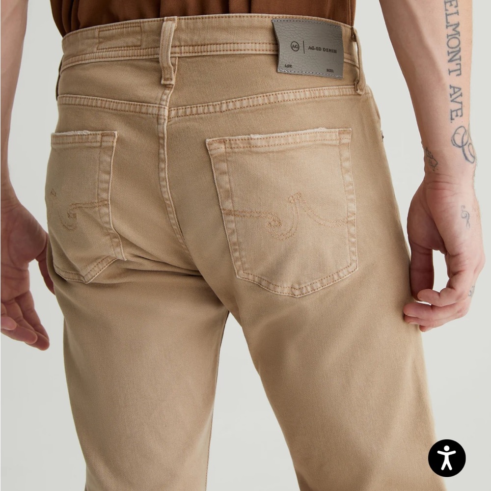 Adriano Goldschmied Tellis Slim Fit Jeans, 7 Yrs Sulfur Light Truffle.